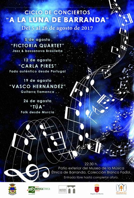 Los sonidos del jazz y la bossa nova abren este sábado el ciclo de conciertos 'A la luna de Barranda'