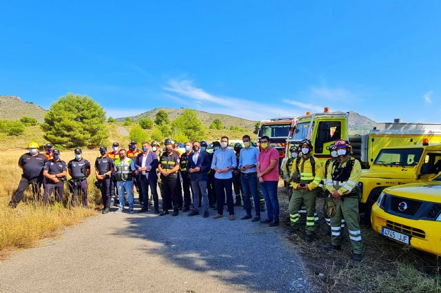 Caravaca suma más de medio centenar de efectivos en la lucha contra los incendios dentro del Plan Infomur que impulsa el Gobierno Regional