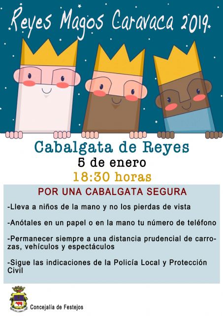 Los Reyes Magos llegan a Caravaca acompañados por un cortejo de espectáculos y grupos de animación