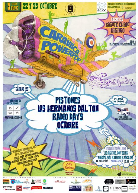 Vuelve el festival 'Caravaca Power Pop' con los conciertos de bandas emblema de este estilo musical y sesiones pinchadiscos en el casco histórico
