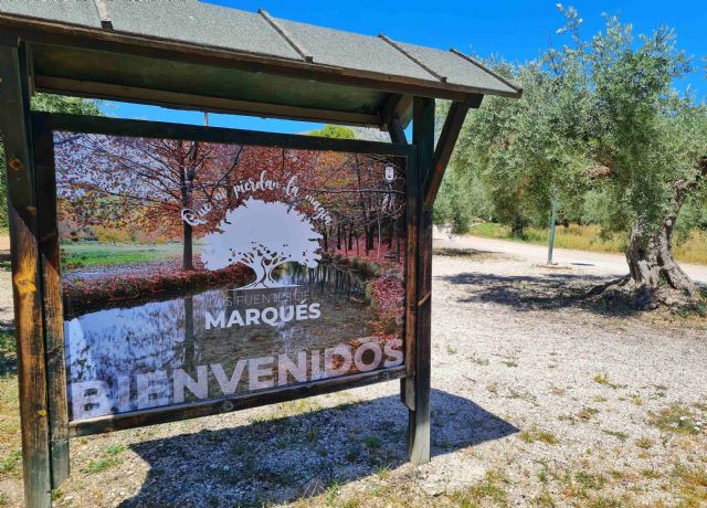 El Ayuntamiento de Caravaca renueva señalización de las Fuentes del Marqués con imagen homogénea e información para fomentar la protección del paraje