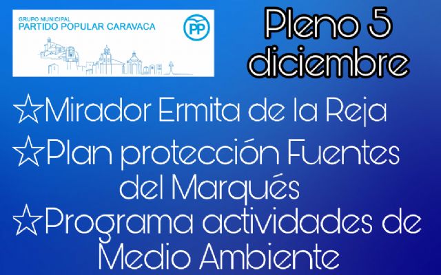 El PP propone al Pleno de hoy proteger el paraje de Las Fuentes del Marqués y convertir en mirador paisajístico la Ermita de la Reja