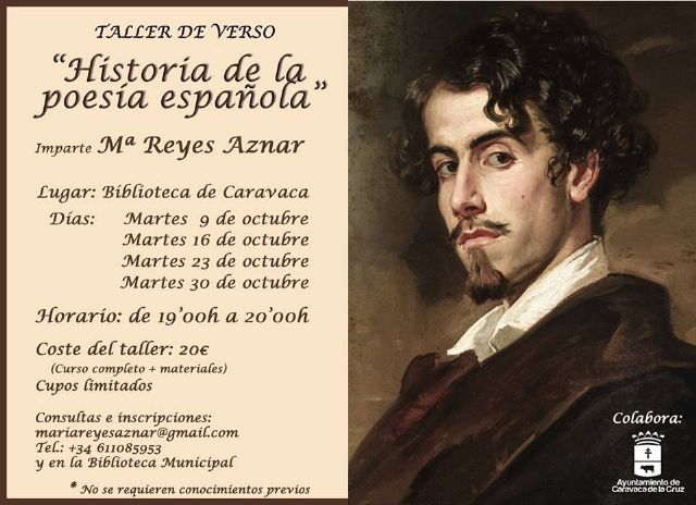 La Biblioteca Municipal de Caravaca acoge una nueva edición del 'Taller de Verso'