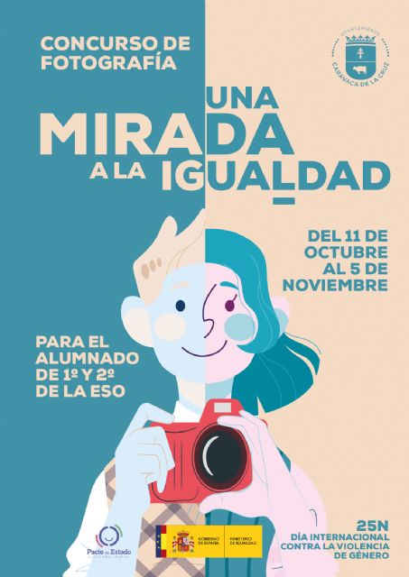 El Ayuntamiento de Caravaca convoca el concurso de fotografía 'Una mirada por la igualdad' entre alumnado de 1° y 2° de la ESO