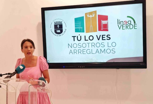 El Ayuntamiento de Caravaca fomenta el uso de la herramienta de colaboración ciudadana 'Línea Verde' para comunicar desperfectos en la vía pública