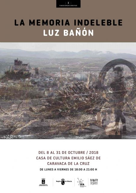 La artista murciana Luz Bañón expone 'La memoria indeleble' en la Casa de la Cultura de Caravaca