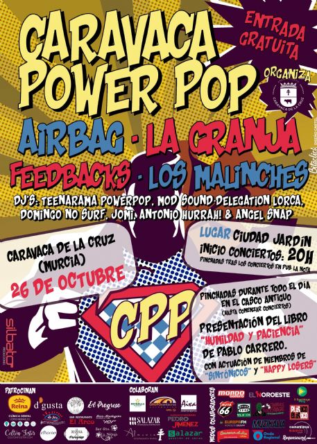 El 'Caravaca Power Pop' trae el 26 de octubre algunas de las bandas de culto de este género musical