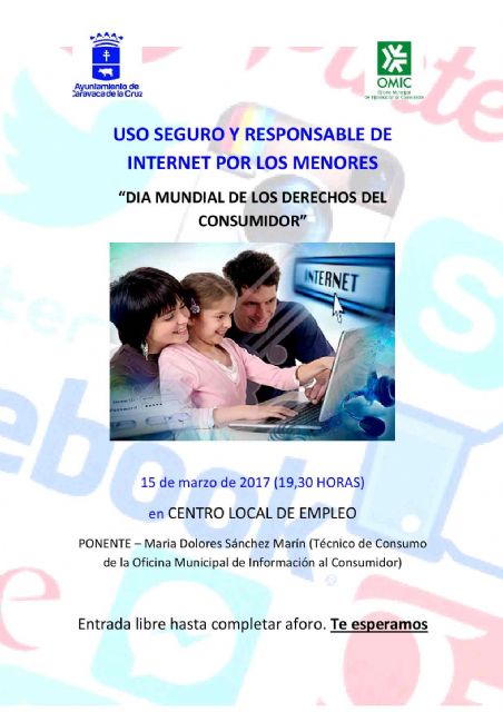 El Ayuntamiento programa una charla sobre el uso responsable de Internet por los menores