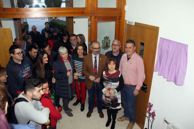 El Centro Comarcal de Adultos del Noroeste dedica un aula a la memoria de Antonio García-Martínez Reina
