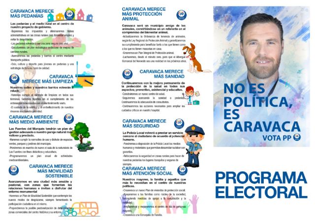 Caravaca merece más: el PP presenta un programa electoral participativo y basado en la política útil, las personas y la necesidad de dar un nuevo impulso al municipio