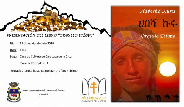Pilar Pueyo presenta la novela 'Orgullo Etíope' este sábado en Caravaca