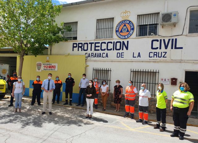 El Ayuntamiento de Caravaca expresa su agradecimiento a Protección Civil y Cruz Roja por la colaboración prestada en los meses de confinamiento con más de dos mil servicios realizados
