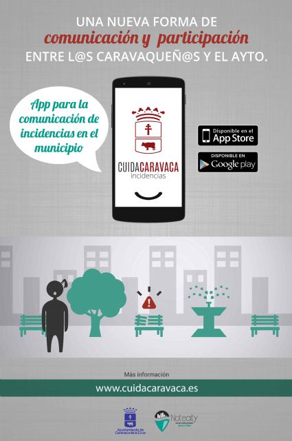 El Ayuntamiento de Caravaca presenta la aplicación móvil ´Cuida Caravaca´ para la comunicación y gestión de incidencias