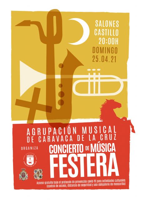 La Agrupación Musical Caravaca de la Cruz interpretará marchas y pasodobles emblemáticos de los Moros, Cristianos y Caballos del Vino en el Concierto Festero de 2021