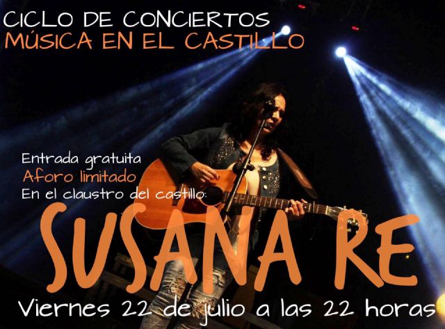 La cantautora Susana Re cierra este viernes el primer ciclo 'Música en el Castillo'