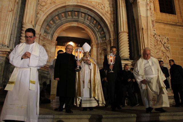 Caravaca recibe una reliquia del Papa que le concedió el Jubilar a Perpetuidad, San Juan Pablo II