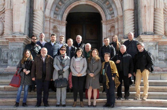 Periodistas y sacerdores italianos conocen Caravaca dentro de un 'Fam Trip'