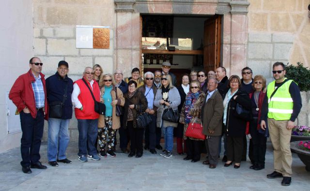 El grupo de mayores de la ONCE peregrina a Caravaca con motivo del Año Jubilar 2017