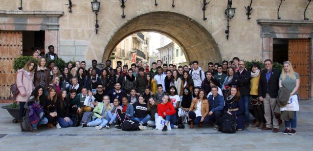 Caravaca acoge un encuentro 'Erasmus+', con más de 60 alumnos del IES Chirinos e institutos ingleses y holandeses