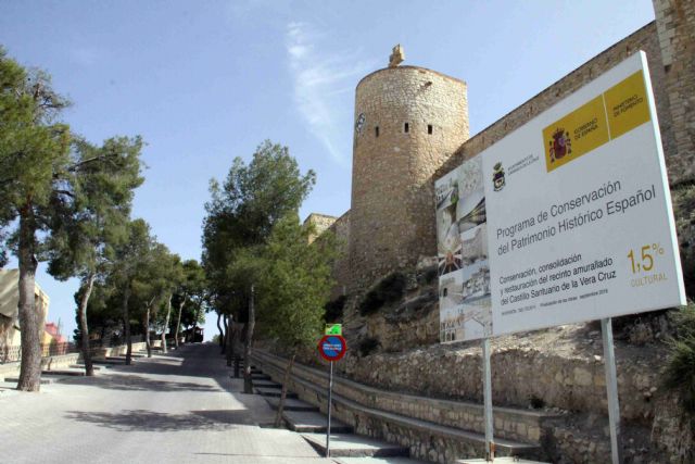 La muralla del Castillo de Caravaca recuperará su estado original gracias a las obras financiadas con 400.000 euros