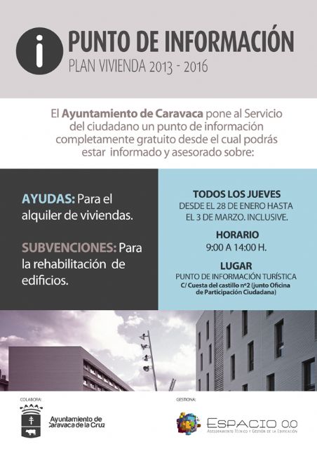 El Ayuntamiento abre una oficina de información de las ayudas del Plan de Vivienda 2013/2016