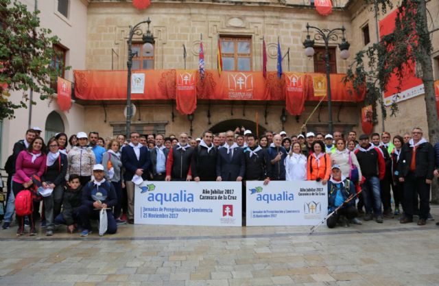 Aqualia reúne a un centenar de sus trabajadores en Caravaca con motivo del Año Jubilar 2017