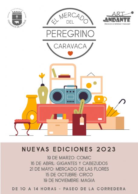 El Ayuntamiento de Caravaca inicia una nueva temporada del Mercado del Peregrino con originales temáticas de marzo a noviembre