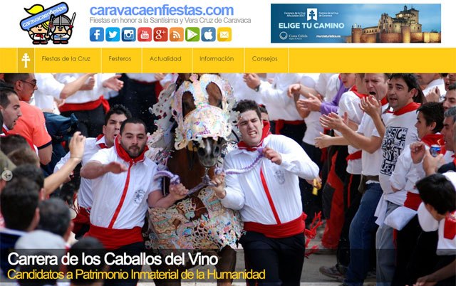 Bitaclick promociona las Fiestas de Caravaca en Internet