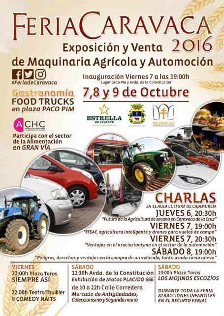 Actividades lúdicas, gastronómicas y culturales, en la tercera edición de la Feria de Caravaca de la Cruz