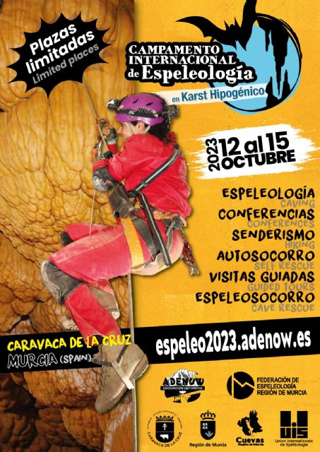Caravaca será sede mundial de la espeleología del 11 al 15 de octubre