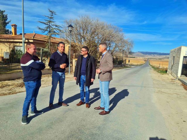 El Ayuntamiento de Caravaca reformará la carretera de El Moralejo con una subvención de 400.000 euros del Gobierno de la Región de Murcia