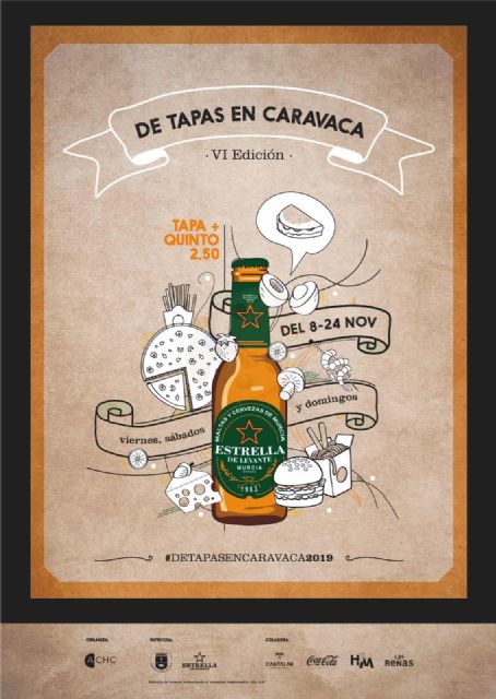 La VI edición 'De Tapas por Caravaca' ofrece fines de semana gastronómicos del 8 al 24 de noviembre